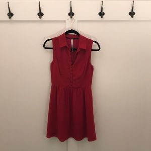 Kensie red sleeveless dress